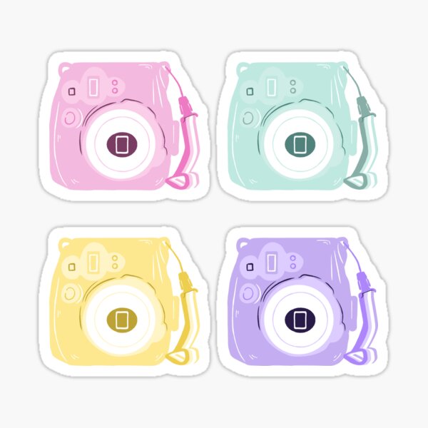 Stickers on everything #polaroid #stickers #miniinstax #90s #pastel