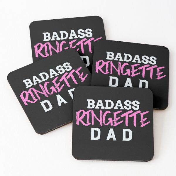 Item preview, Badass Ringette Dad Pink designed and sold by jacks-tees.