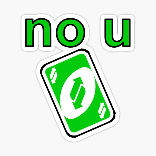 Trippy green Uno reverse card Sticker for Sale by Shred-Lettuce
