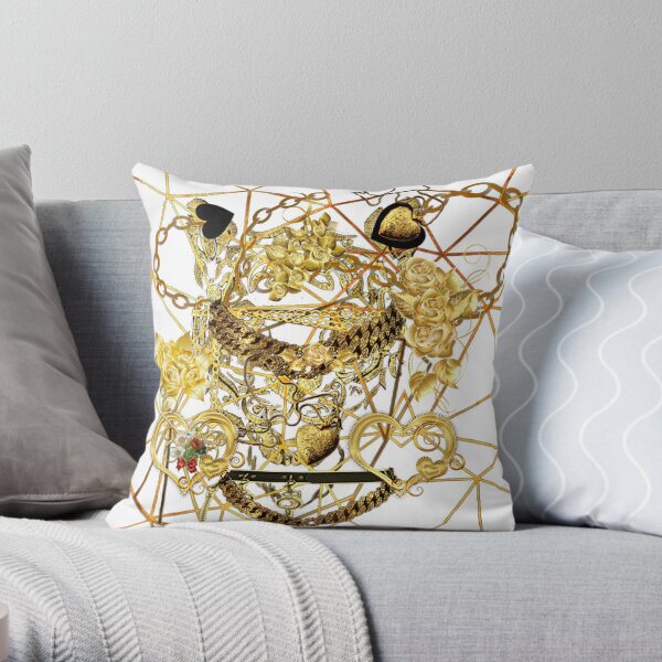 LV Art Throw Pillow by DG Design - Pixels