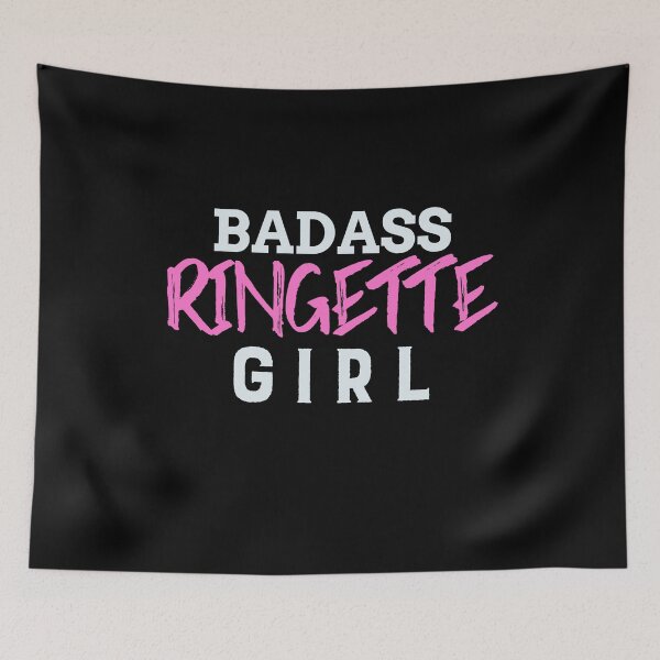 Item preview, Badass Ringette Girl Pink designed and sold by jacks-tees.