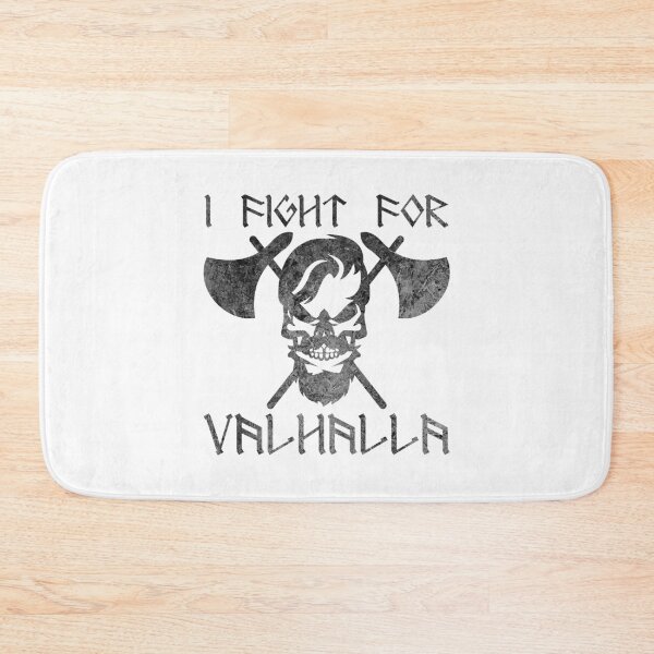 Item preview, I fight for Valhalla Viking mythology runes designed and sold by DerNerd.