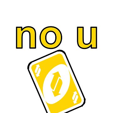 Yellow Uno Reverse Card 
