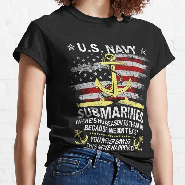 US Navy Submarines Veteran Vintage T-Shirt mens Classic T-Shirt