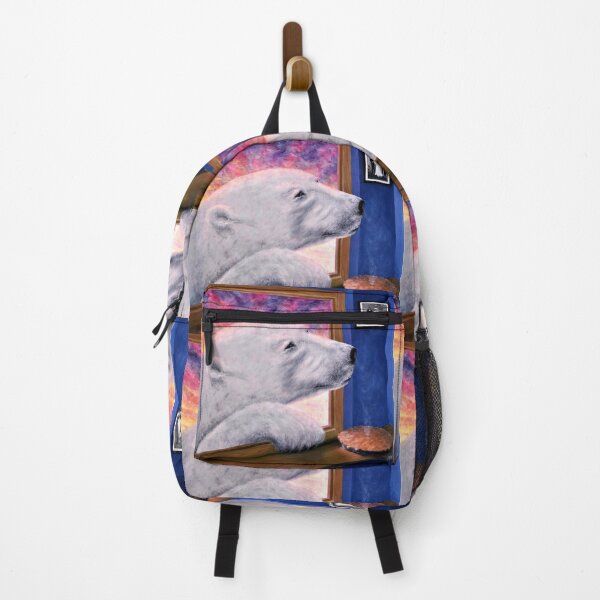 Item preview, Polar bear sniffing a Pie through the window. designed and sold by Malc Sutherland.
