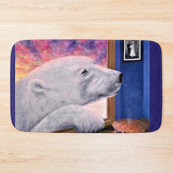 Item preview, Polar bear sniffing a Pie through the window. designed and sold by Malc Sutherland.