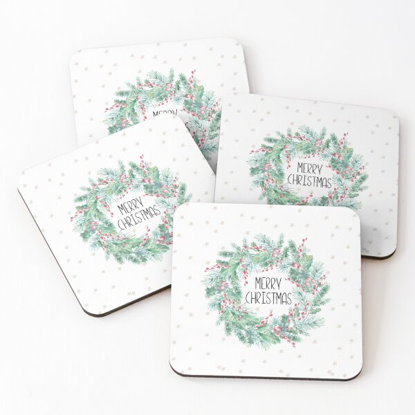 Item preview, Christmas Wreath Merry Christmas designed and sold by Maria Heyens.