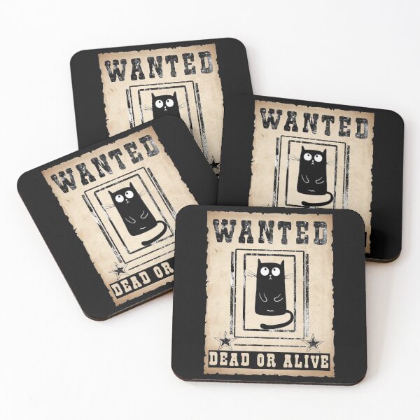 Item preview, wanted cat dead or alive designed and sold by ryadhamdan.