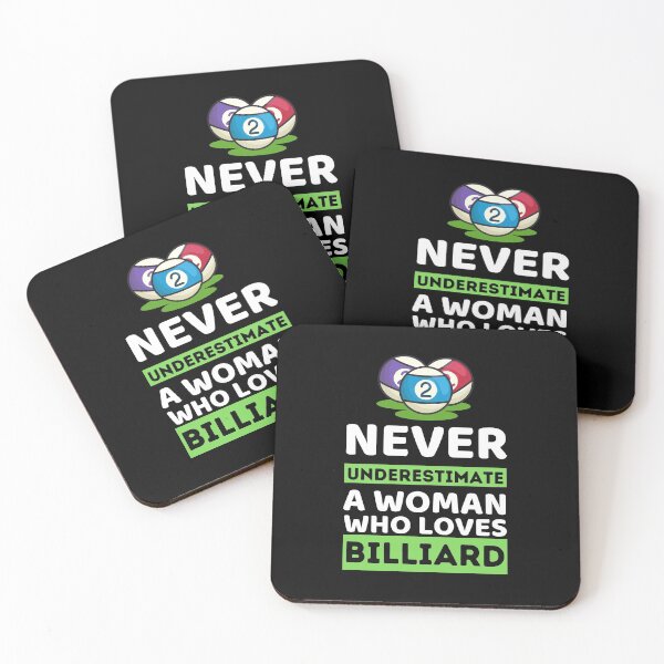 Item preview, Never Underestimate A Woman Who Loves Billiard designed and sold by bifkee19.
