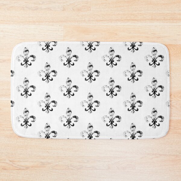 Item preview, Royal B&W Fleur De Lis designed and sold by ABGdesigns.