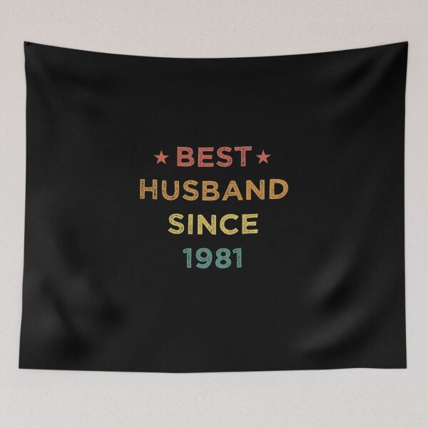 Item preview, Best Husband Since 1981 Funny Wedding Anniversary Gifts Vintage designed and sold by Chamssou.