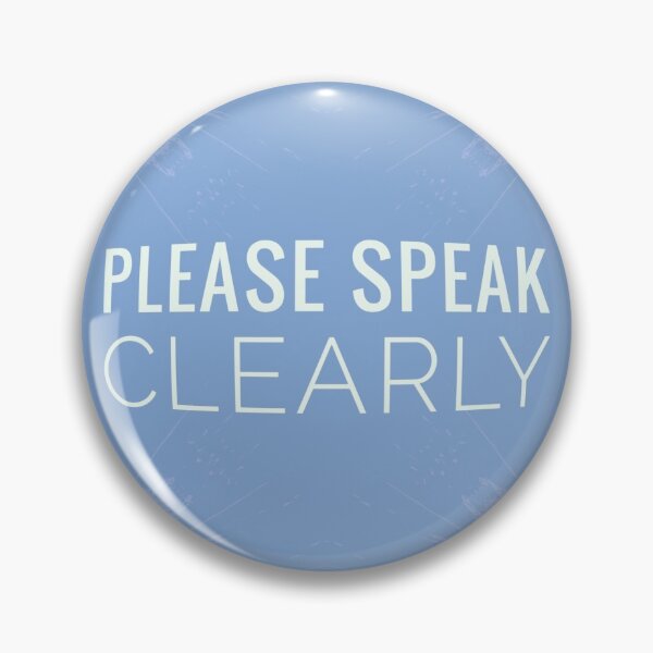 Item preview,  Speaking Clearly Deaf Awareness Product  designed and sold by Jenny Meehan Art Prints and Patterns  .