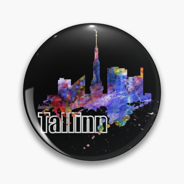 Artikelvorschau, Tallinn Skyline Estland Estnisch Hauptstadt entworfen und verkauft von DerNerd.