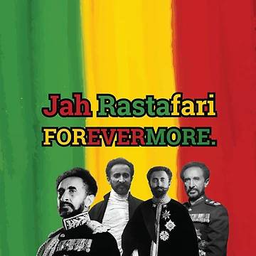 Artwork thumbnail, Portrait Jah Rastafari Forevermore by RastaMerch