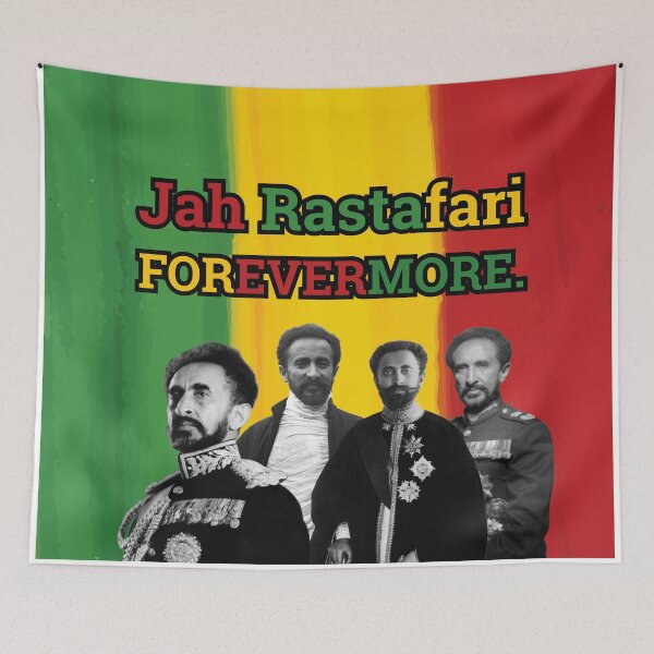 Item preview, Portrait Jah Rastafari Forevermore  designed and sold by RastaMerch.