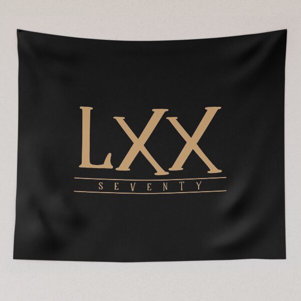 Item preview, LXX (Seventy) Gold Roman Numerals designed and sold by VicEllisArt.