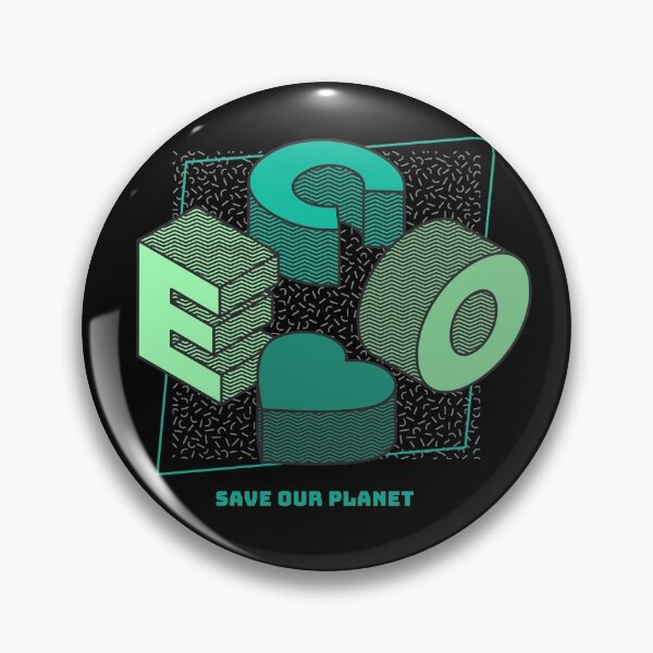 Item preview, ECO Save Our Planet - Letras isométricas designed and sold by joabaj.