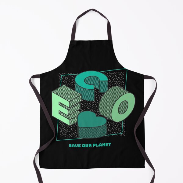 Item preview, ECO Save Our Planet - Isometric Letters designed and sold by joabaj.