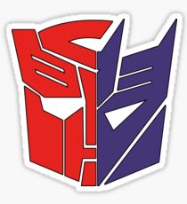 Transformers Autobot/Decepticon Sticker