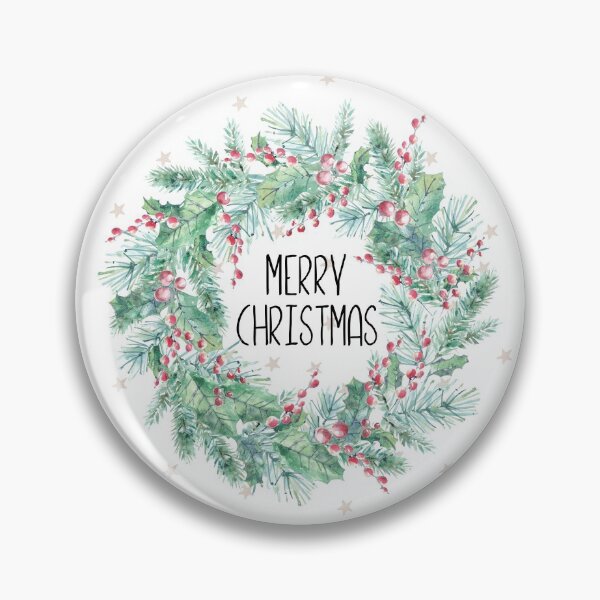 Item preview, Christmas Wreath Merry Christmas designed and sold by Maria Heyens.