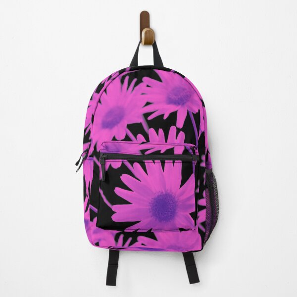 Item preview, Daisies with a difference. Nature. Outdoors. Pink purple, graphic special effects. designed and sold by JellyBeenzz.