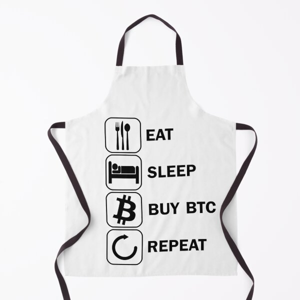 Item preview, Buy Bitcoin Eat Sleep HODL cryptocurrency designed and sold by DerNerd.