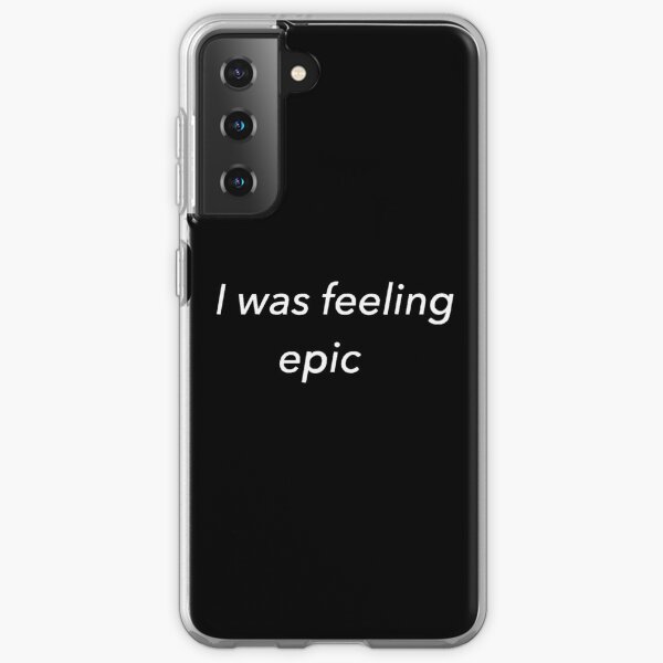Ich fühlte mich episch (schwarz) Samsung Galaxy Flexible Hülle