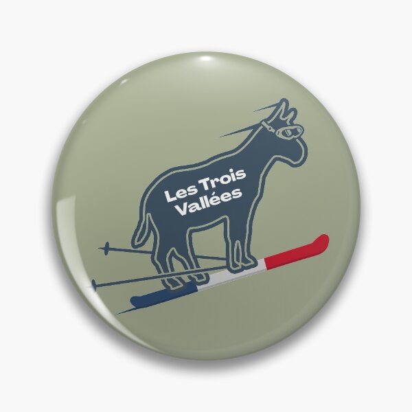 Item preview, Les Trois Vallées France skiing donkey designed and sold by Mr. Slavchev.