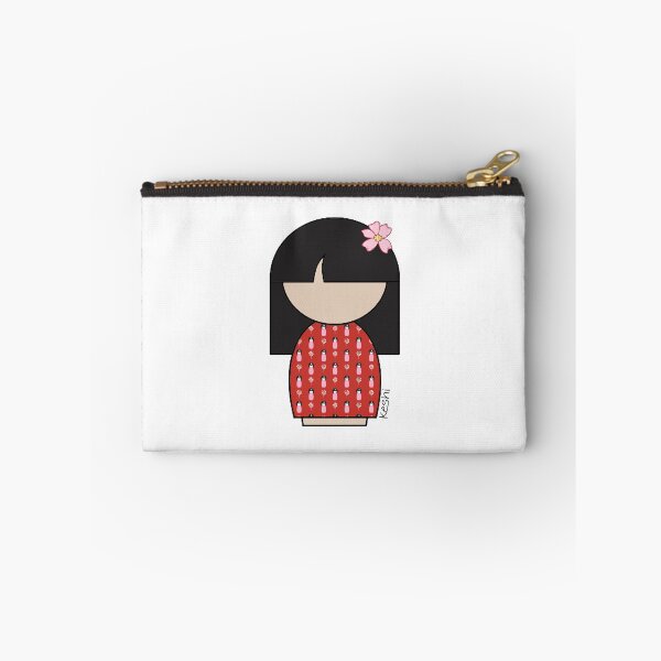 Item preview, Japanese Kokeshi Doll Red Face Mask designed and sold by lmcvinco.