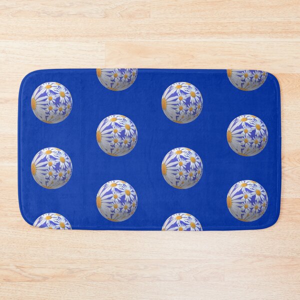 Item preview, ball daisy dark blue background designed and sold by miaterinka.