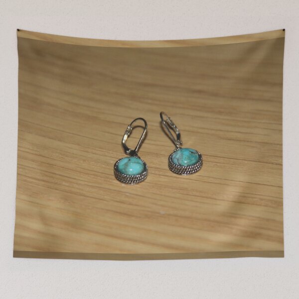Item preview, Sterling silver and turquoise jewelry designed and sold by EstelleRossetti.
