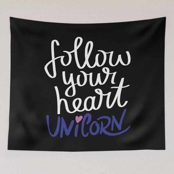 Item preview, Follow Your Heart Unicorn designed and sold by ProjectX23.