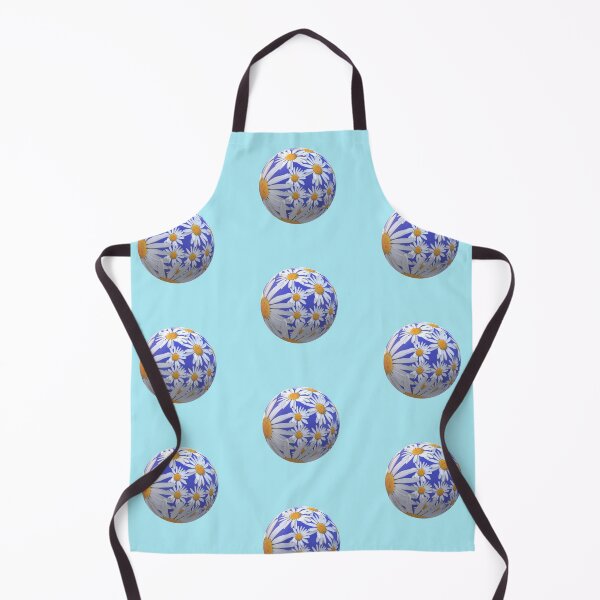 Item preview, ball daisy blue background designed and sold by miaterinka.