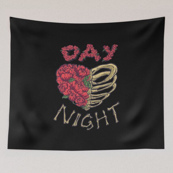 Item preview, Day night, heart, rib cage, roses, skeleton designed and sold by DerSenat.