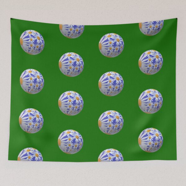 Item preview, ball daisy dark green background designed and sold by miaterinka.