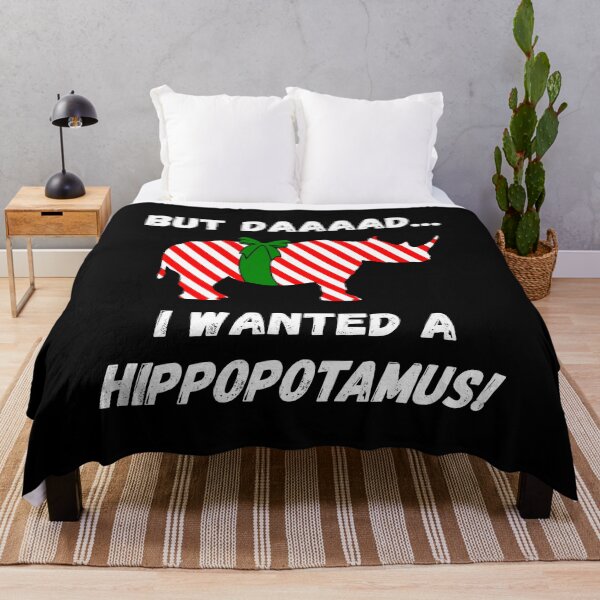 Item preview, But Dad, I wanted a Hippopotamus! Funny Present Disappointment. designed and sold by WeaveTrumpet.