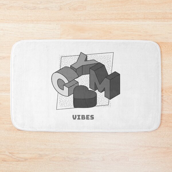 Item preview, GYM Vibes- Isometric Letters designed and sold by joabaj.