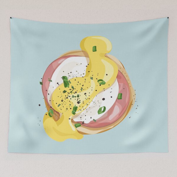 Item preview, Egg Benedict with Hollandaise Sauce designed and sold by Alicia Chee.