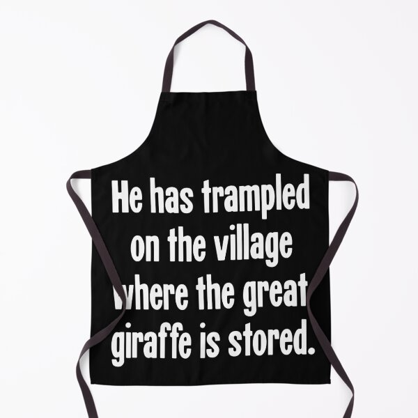 Item preview, He Has Trampled On the Village Where the Great Giraffe Is Stored designed and sold by Good-Looking Corpse.