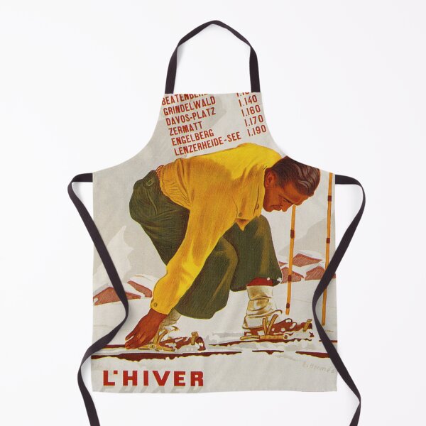 Item preview, retro Hiver en Suisse designed and sold by CorasPosters.