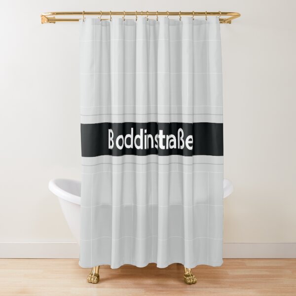 Boddinstraße Station Tiles (Berlin) Shower Curtain