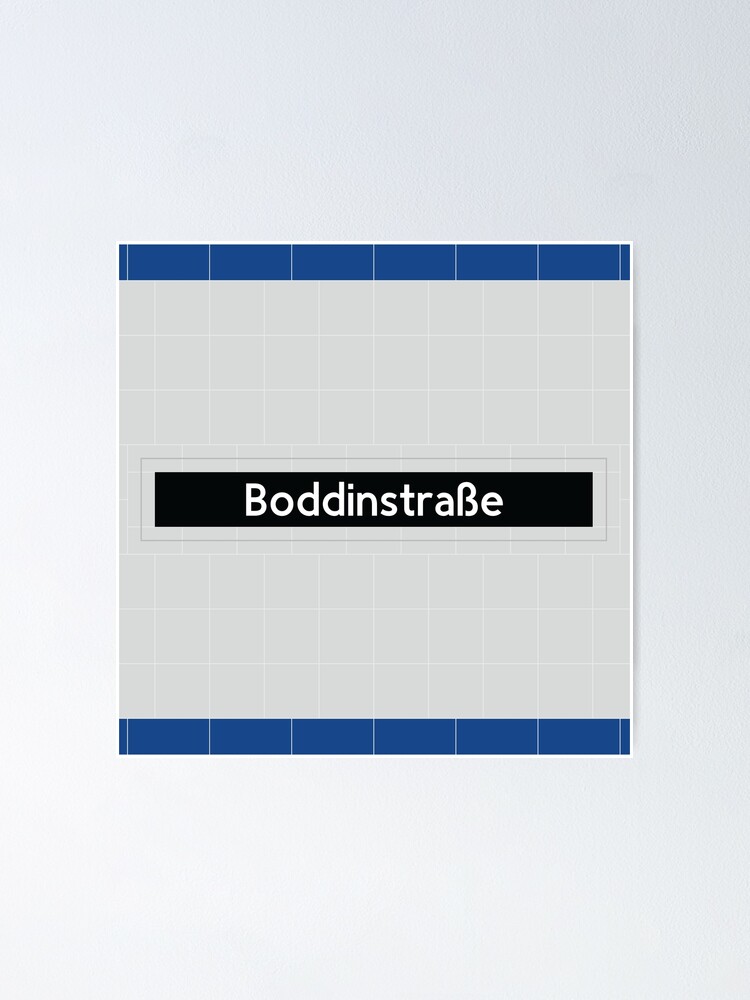 Alternate view of Boddinstraße Station Tiles (Berlin) Poster