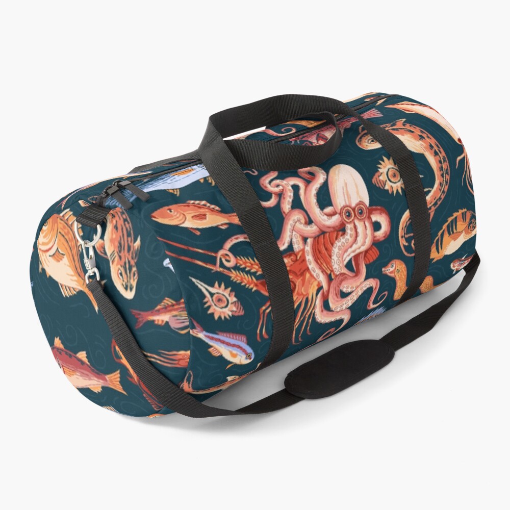Pompeii Marine Mosaic Duffle Bag