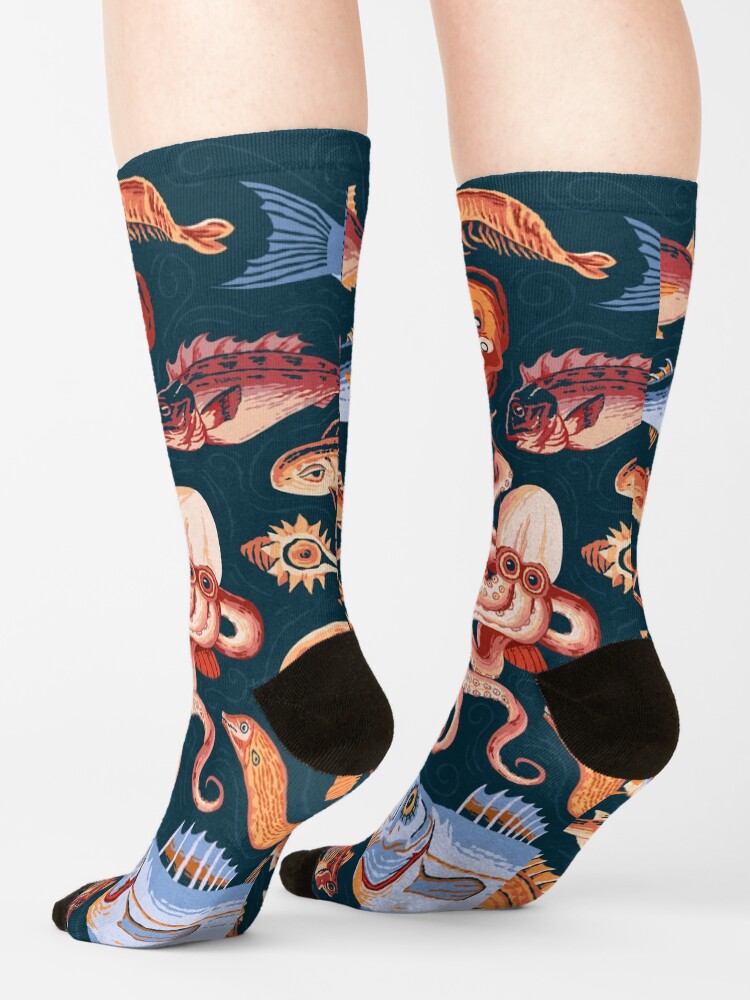 Alternate view of Pompeii Marine Mosaic Socks