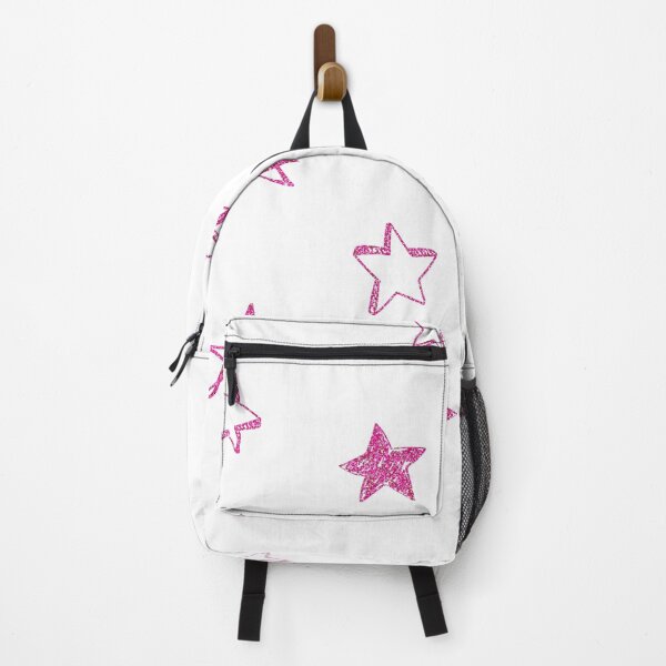 Item preview, Small glitter pink star doodle pattern designed and sold by AdelDa19.