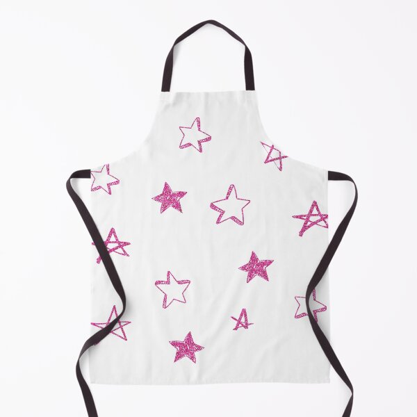 Item preview, Small glitter pink star doodle pattern designed and sold by AdelDa19.