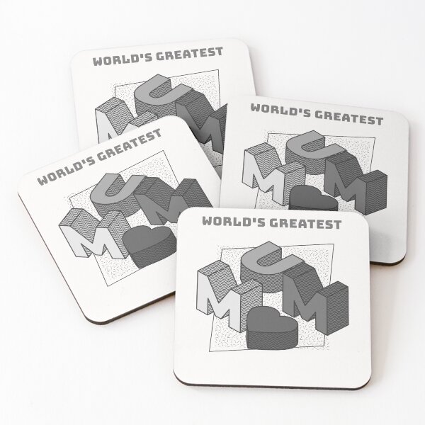 Item preview, World's Greatest MUM- Isometric Letters designed and sold by joabaj.