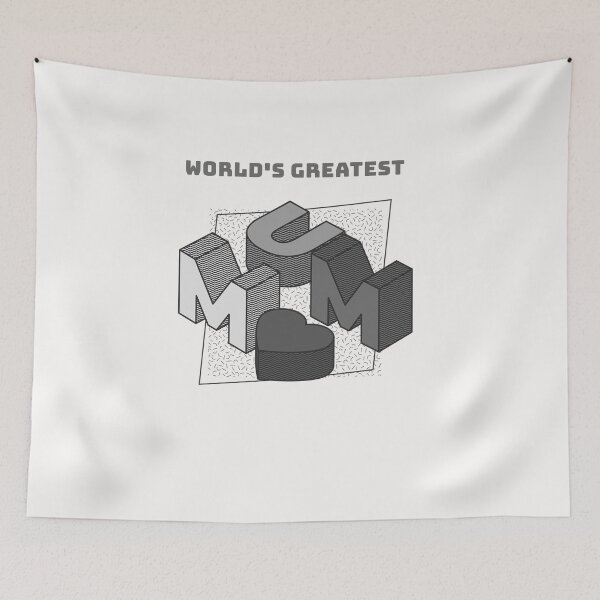 Item preview, World's Greatest MUM- Isometric Letters designed and sold by joabaj.