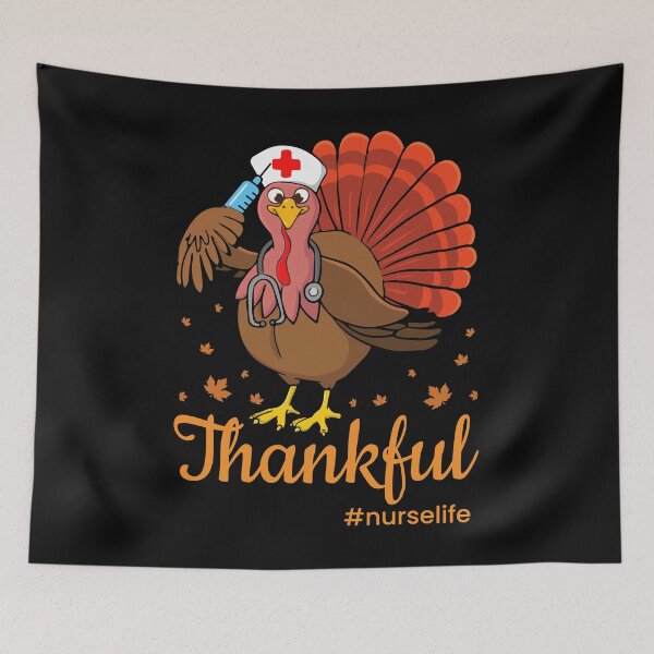 Item preview, Thankful Nurse Life Turkey Cute Thanksgiving Nursing RN Gift designed and sold by Best Designer.