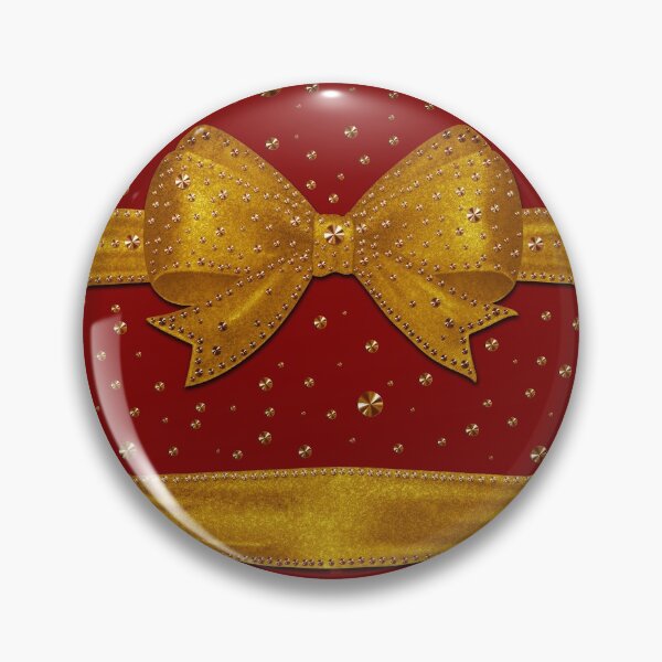 Item preview, Merry Christmas Gold Ribbons Glitter Pattern - Festive Gifts designed and sold by GlamourChick.